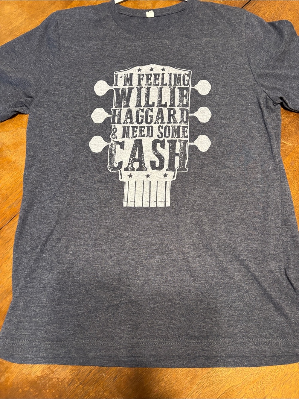 Gray Graphic Tee - 'I'm Feeling Willie Haggard' - Picture 6 of 6